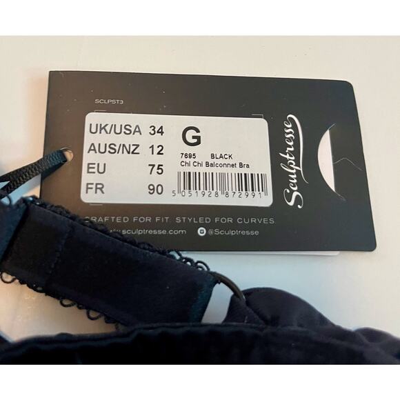 Two NWT Sculptresse by Panache Chi Chi Bras 34G style #7695 - Picture 7 of 10